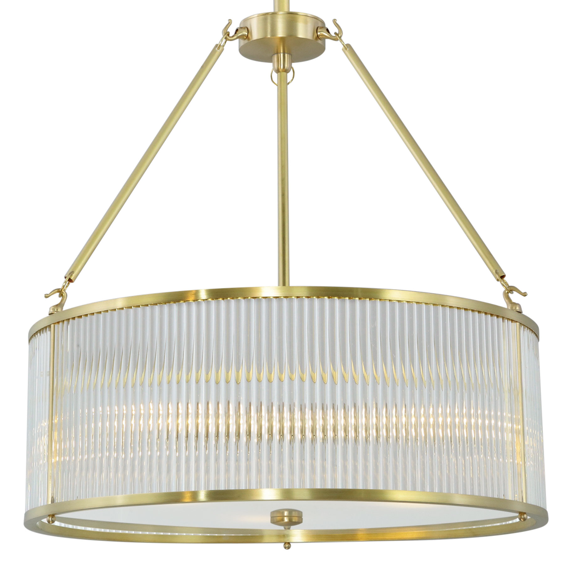 Prächtige Hängeleuchte mit Kristall-Stäben MIAMI, Ø 50 cm, Bild 4 Prächtige Hängeleuchte mit Kristall-Stäben MIAMI, Ø 50 cm, Bild 4