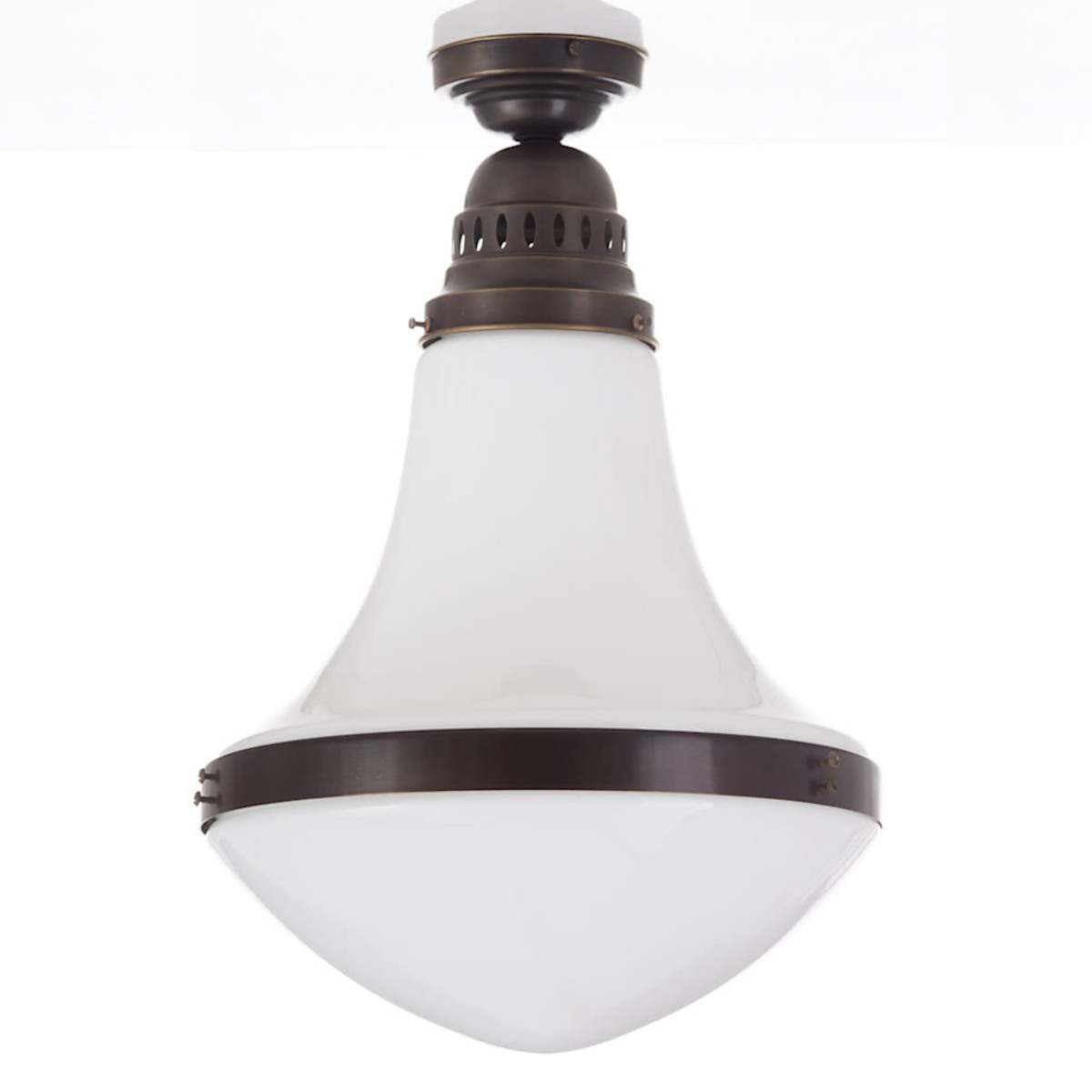 Luzette Ceiling Light Ø 30 cm: Auch als „Siemensleuchte“ bekannt: Die Deckenleuchte vom Typ „Luzette“ sorgt für gleichmäßige, teils indirekte Beleuchtung