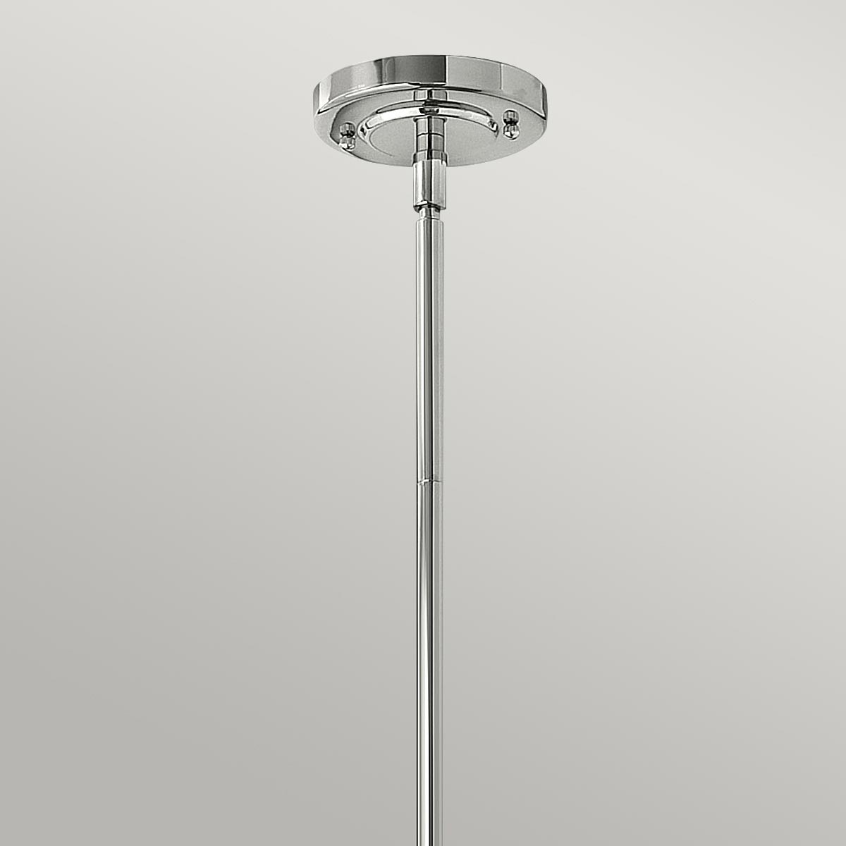 Fig. 3: Chrom Kleine Vintagestil-Pendelleuchte aus Stahl: Chrom