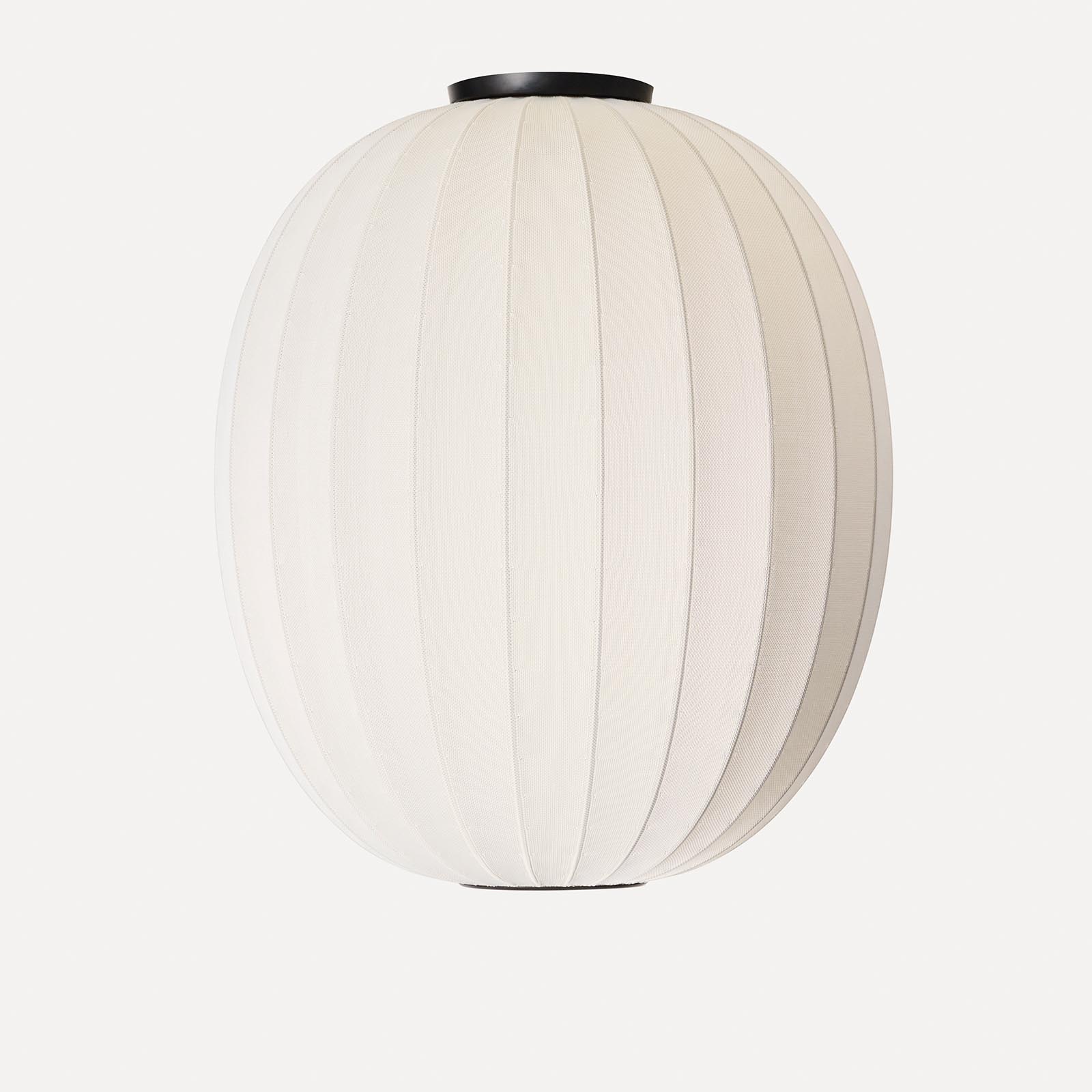 Spacious Textile Ceiling Light in Lampion Look, Various Colors, Ø 65 cm, Fig. 3  Spacious Textile Ceiling Light in Lampion Look, Various Colors, Ø 65 cm, Fig. 3