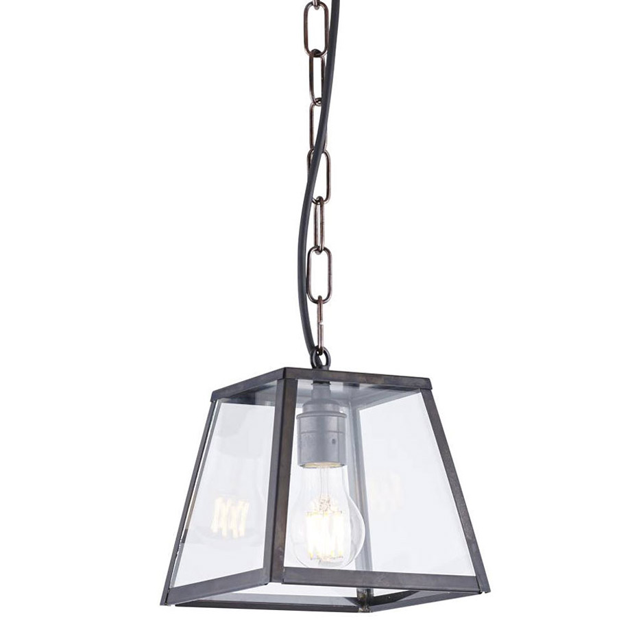 Kleine verglaste Kasten-Pendelleuchte 7636 Kleine verglaste Kasten-Pendelleuchte 7636