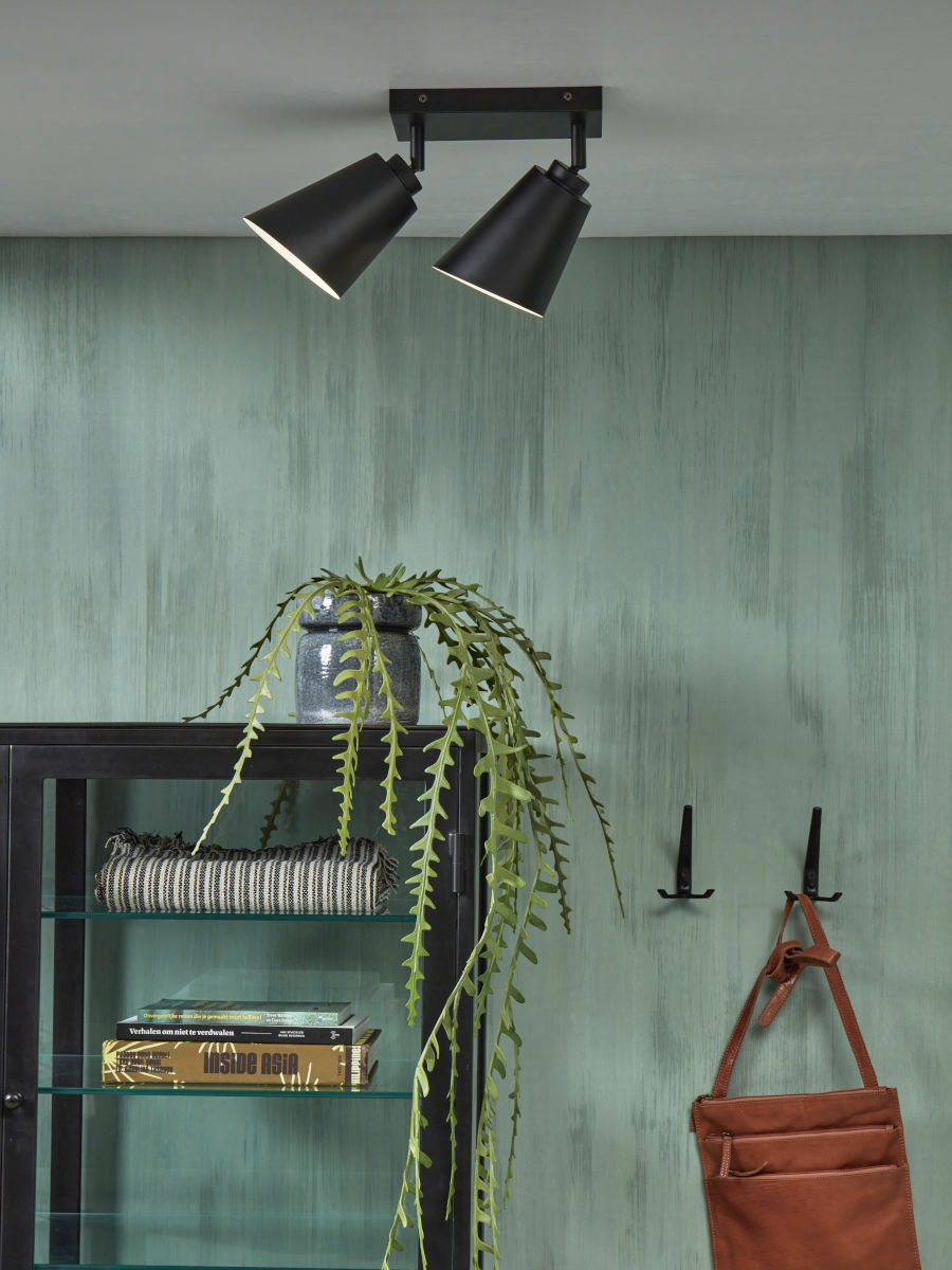 Moderne, zweiflammige Gelenk-Deckenleuchte, Bild 2 Moderne, zweiflammige Gelenk-Deckenleuchte, Bild 2