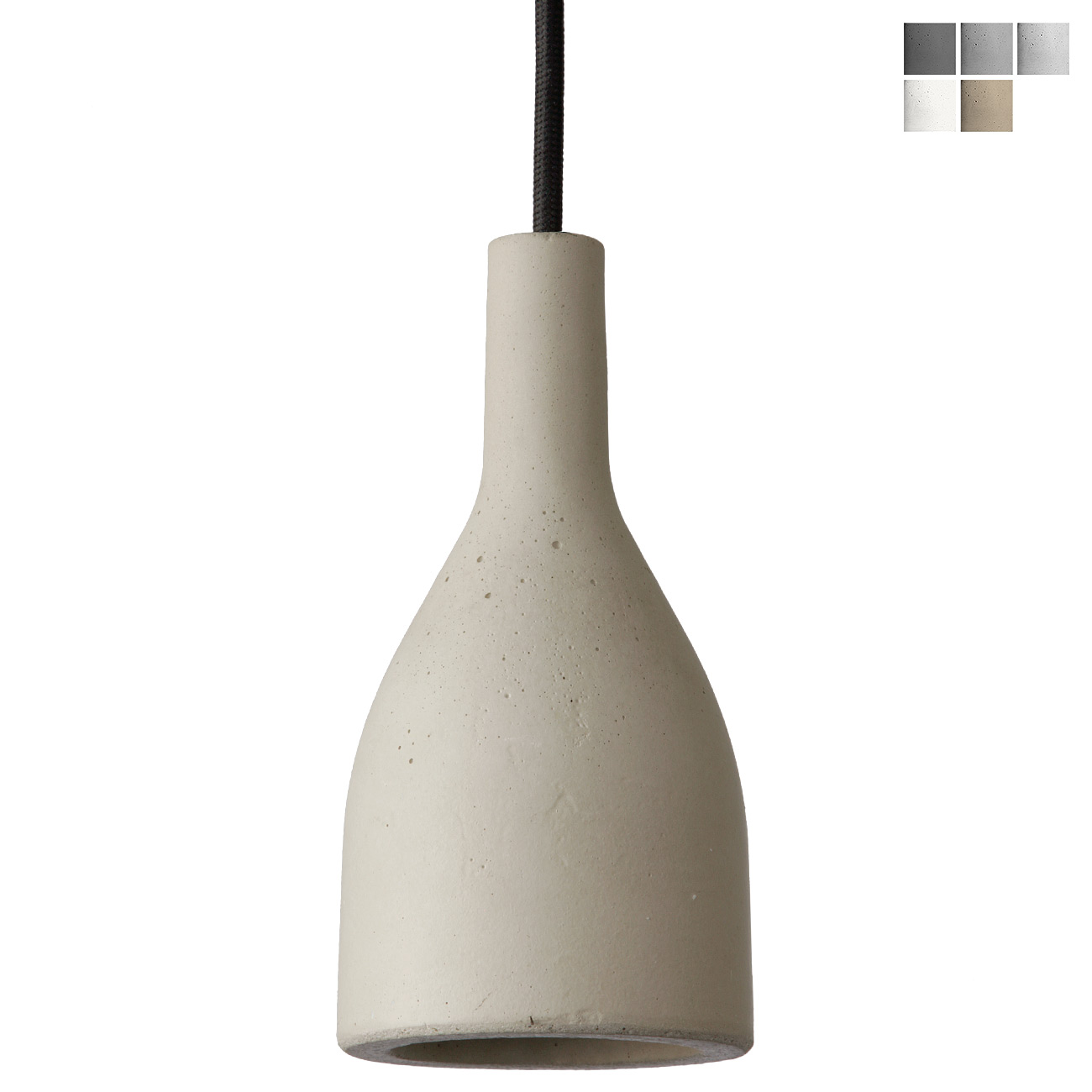 Petite hanging lamp made of concrete AMP