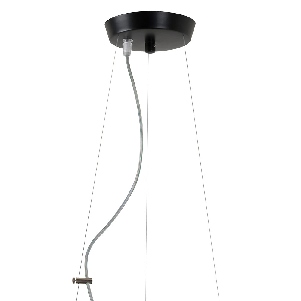 Pendelleuchte DONA mit Ring-Schirm aus Opalglas, Bild 7 Pendelleuchte DONA mit Ring-Schirm aus Opalglas, Bild 7