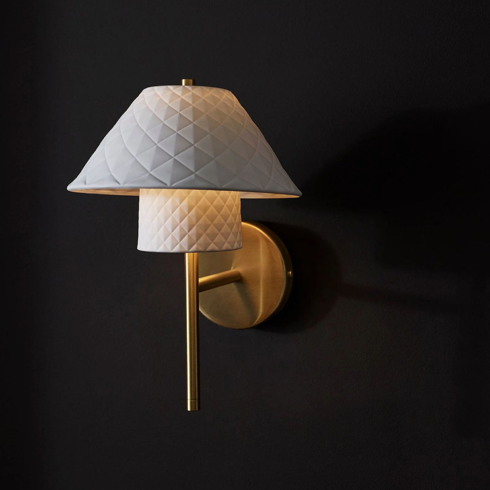 Elegante Wandleuchte mit Porzellan-Schirm OXFORD DOUBLE, Bild 6