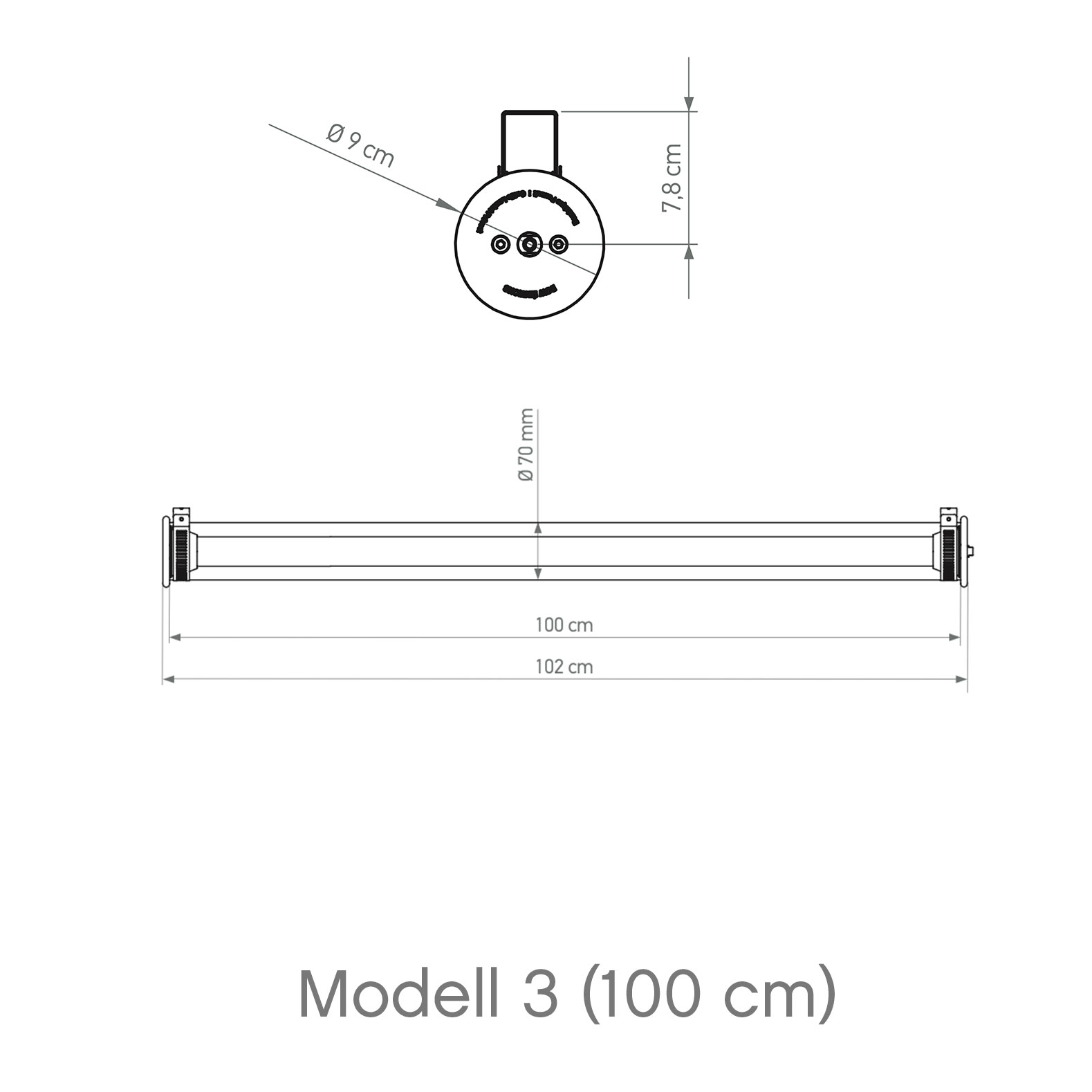 IN THE TUBE 360°: LED-Röhren-Leuchte, 40 bis 160 cm, Bild 22