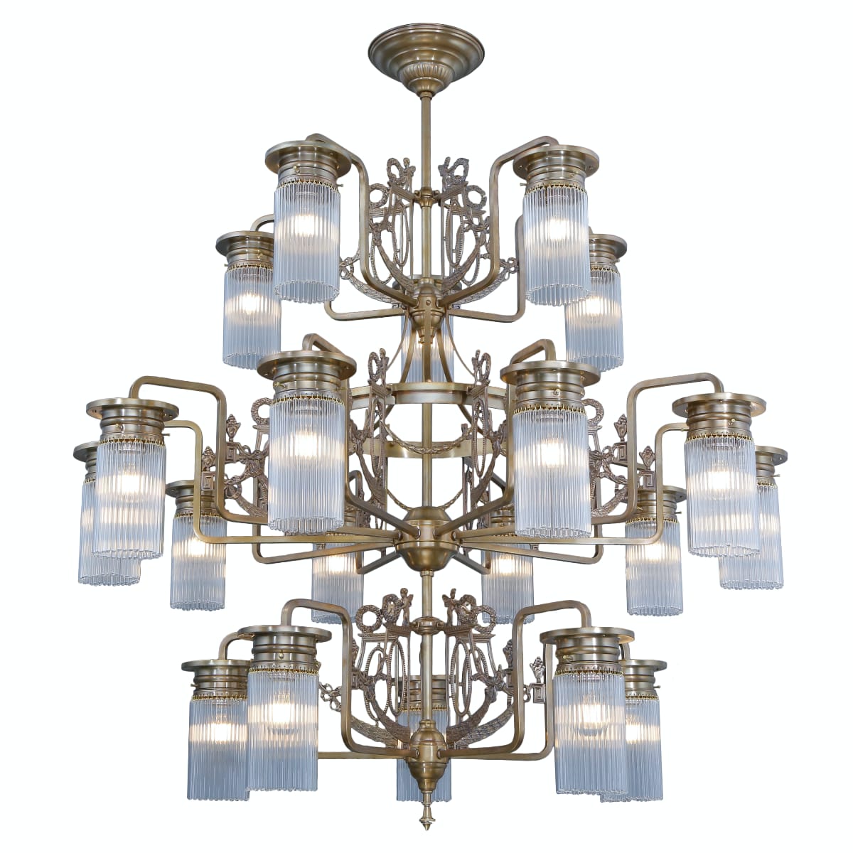 Großer Stile Floreale-Kristallglaslüster VENEZIA Großer Stile Floreale-Kristallglaslüster VENEZIA