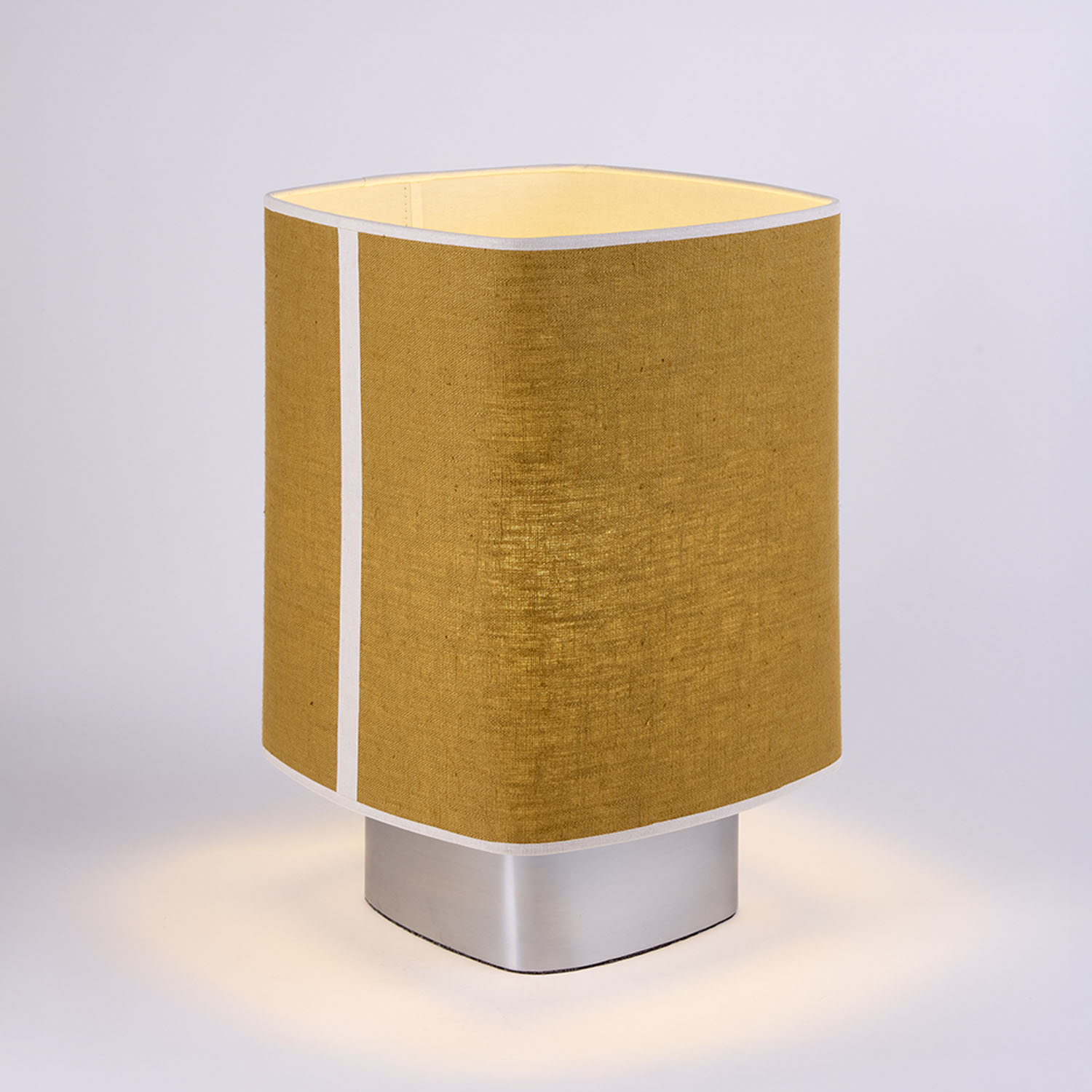 Mid-Century Stoffschirm-Tischleuchte DOLCE