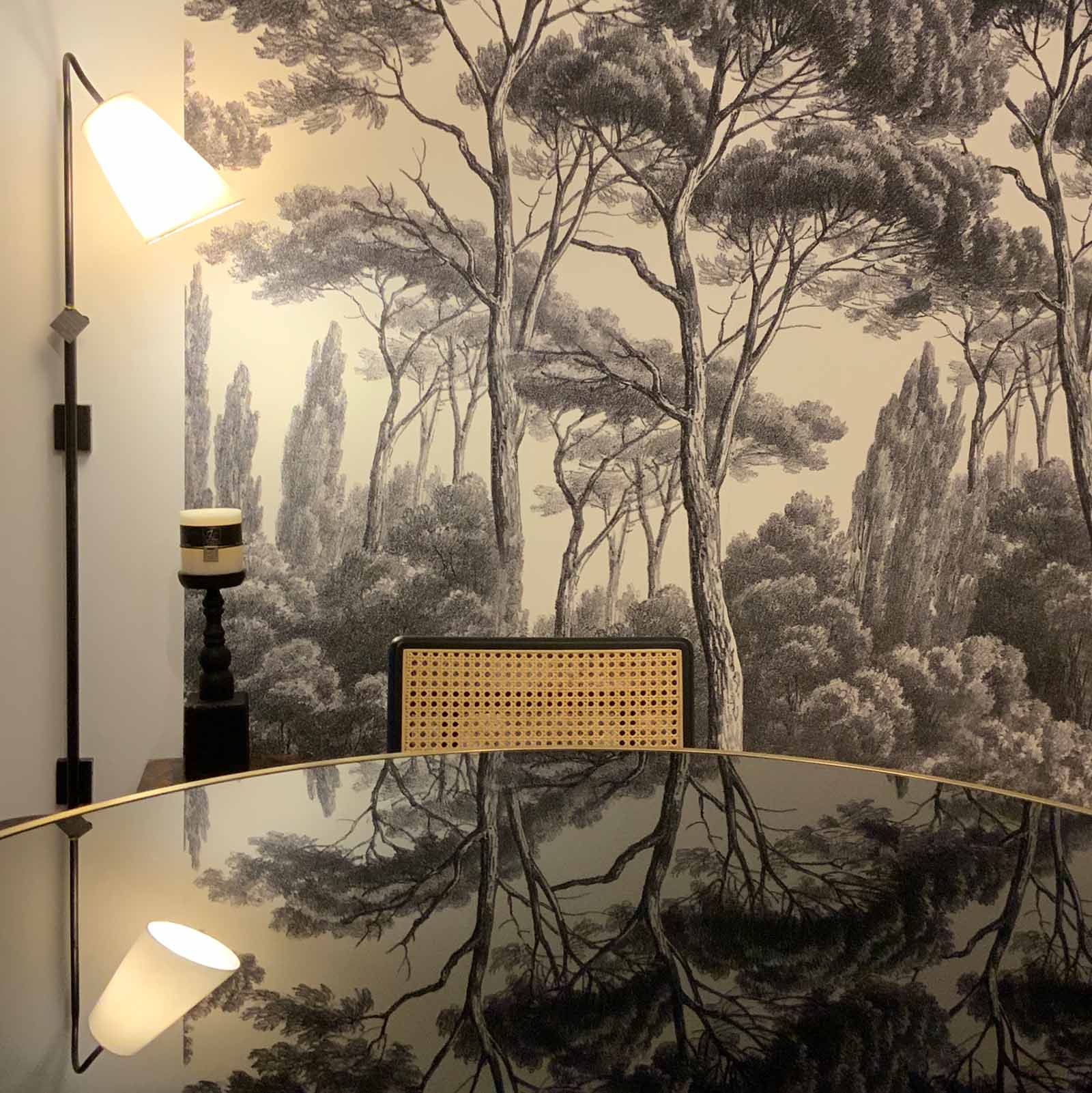 Adjustable French Wall Light with Small Textile Shade ALL350, Fig. 7