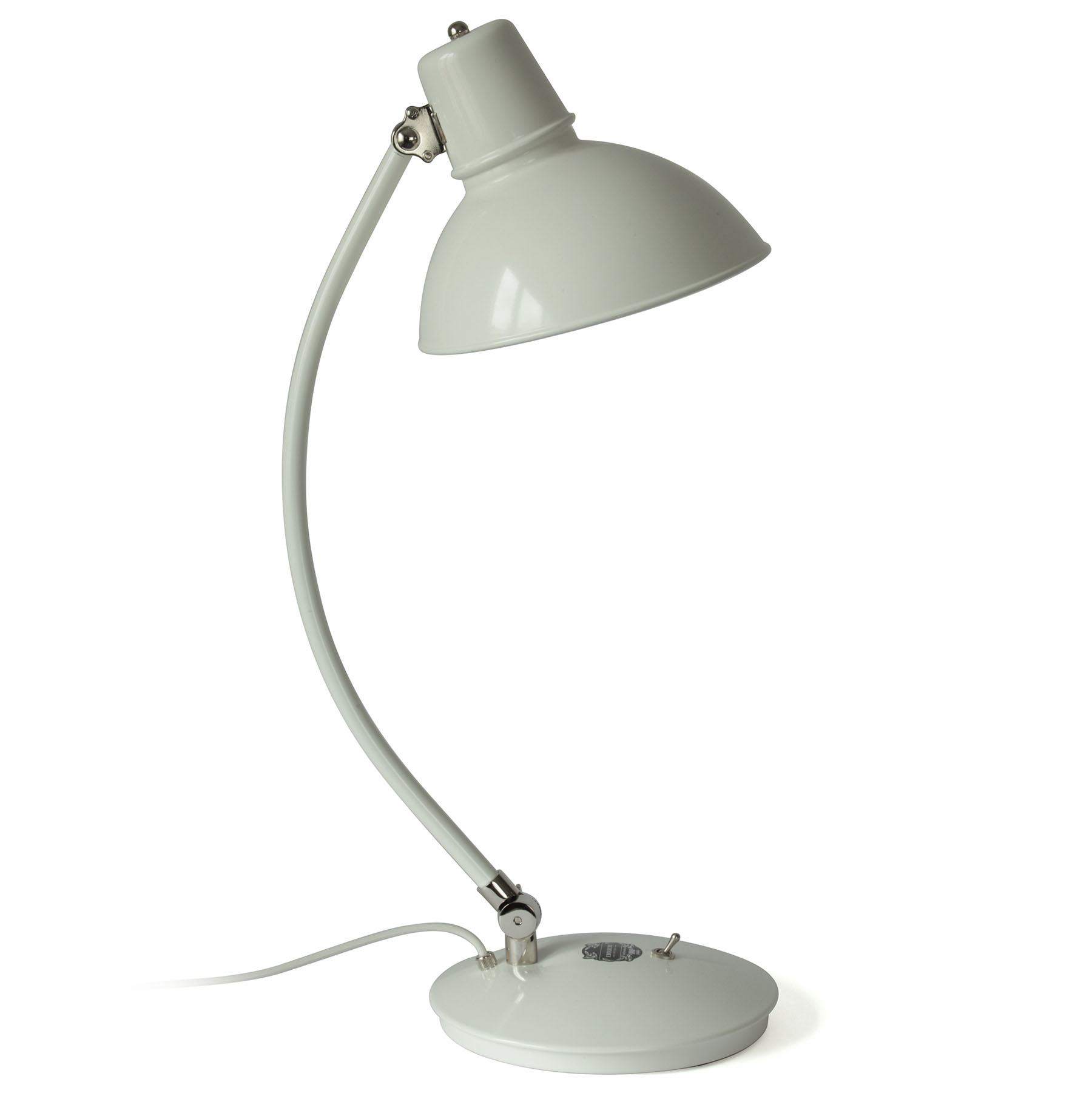 Fig. 11: Hier in weiß Large Bauhaus Table Lamp FRANKFURT: Hier in weiß