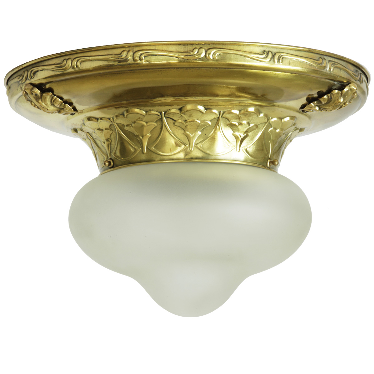 Antique Art Nouveau Ceiling Lamp, Germany, ca. 1900 - SOLD Antique Art Nouveau Ceiling Lamp, Germany, ca. 1900 - SOLD