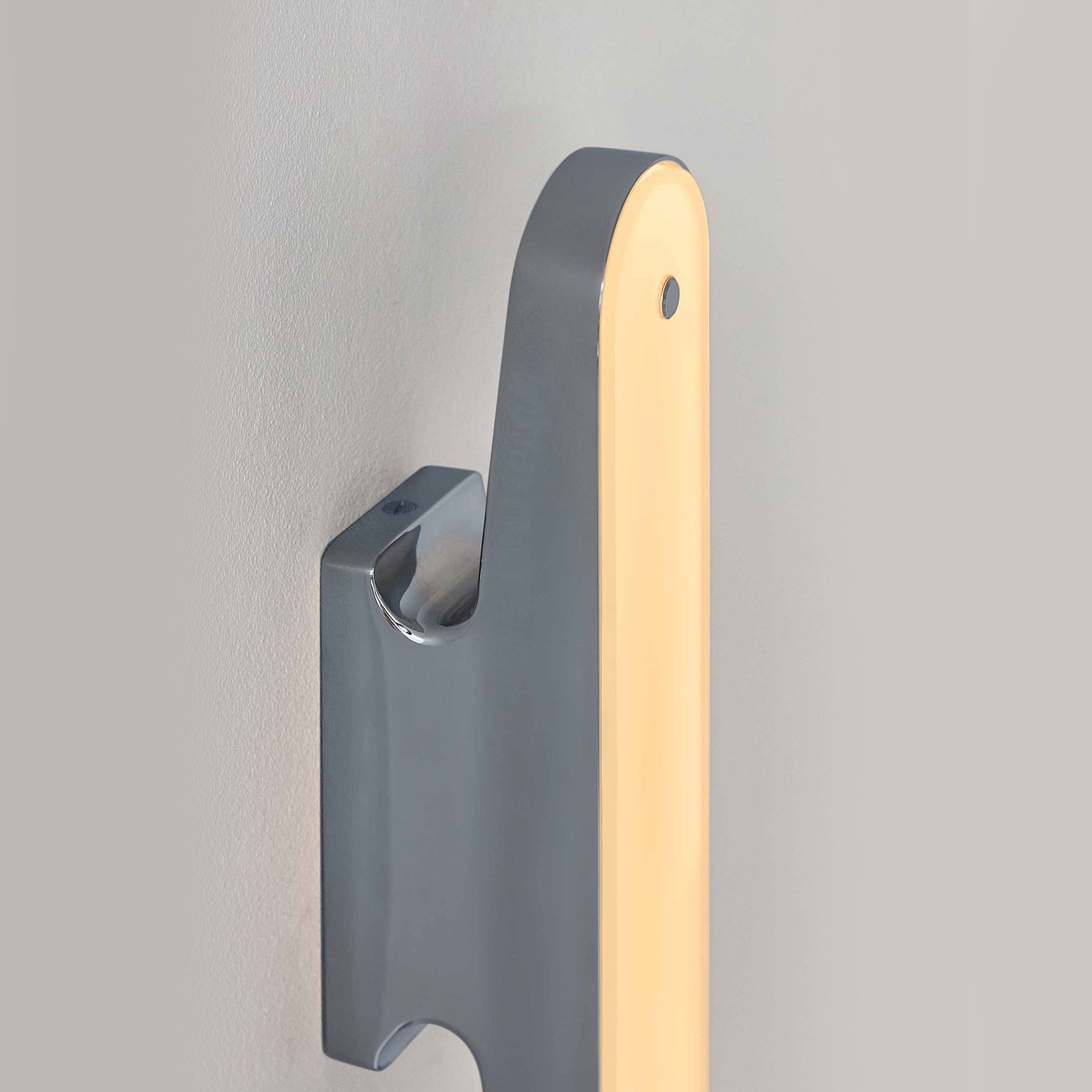 Bild 8: verchromt Nautische Bronzeguss-Wandleuchte CLEAT für Bad und Spiegel: verchromt