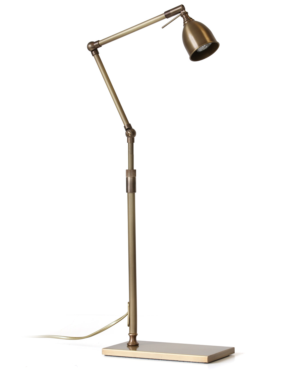 Originelle, große Tischleuchte aus massivem Messing Originelle, große Tischleuchte aus massivem Messing