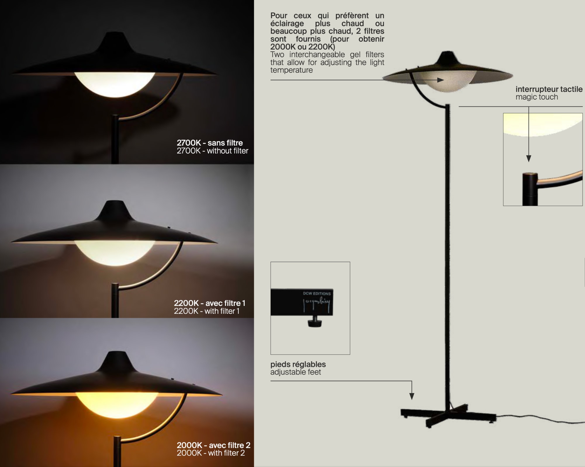 BINY FLOOR Lamp with Touch Dimmer, Fig. 7