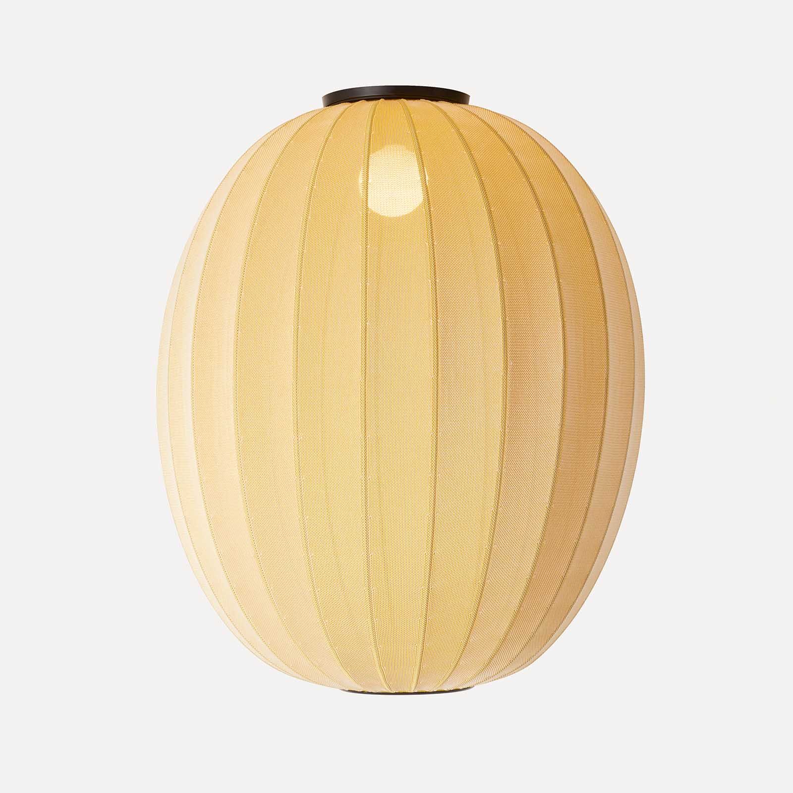 Spacious Textile Ceiling Light in Lampion Look, Various Colors, Ø 65 cm, Fig. 4  Spacious Textile Ceiling Light in Lampion Look, Various Colors, Ø 65 cm, Fig. 4