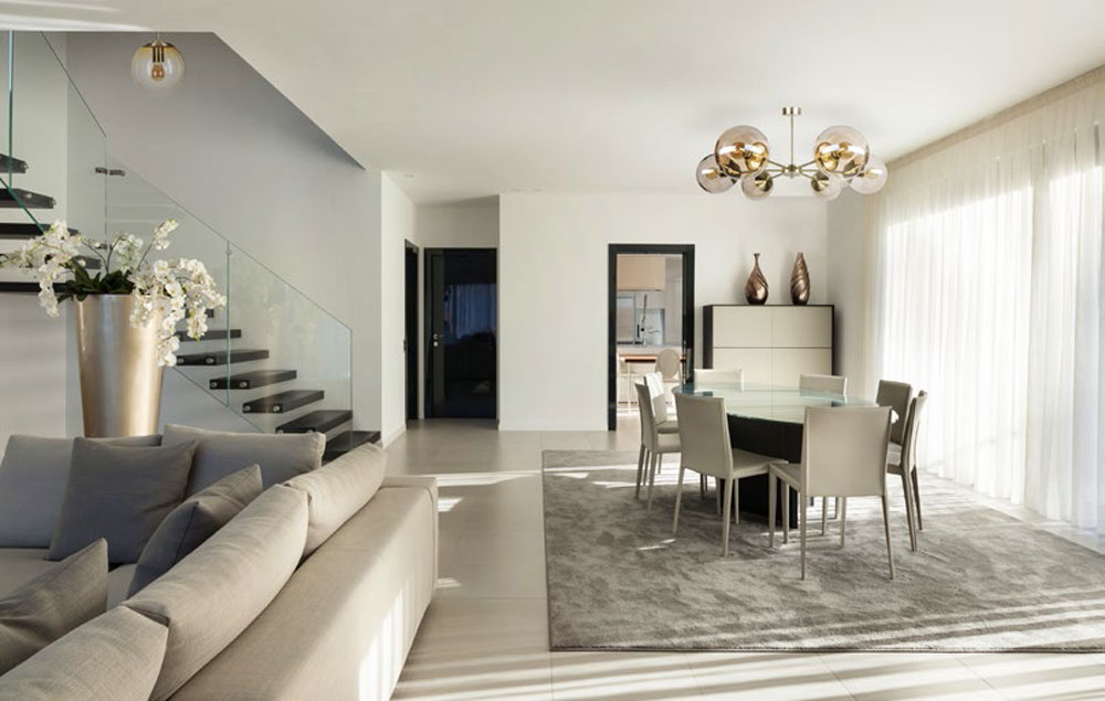 6-armiger Glaskugel-Deckenleuchter, farbig oder klar Ø 85 cm, Bild 7 6-armiger Glaskugel-Deckenleuchter, farbig oder klar Ø 85 cm, Bild 7