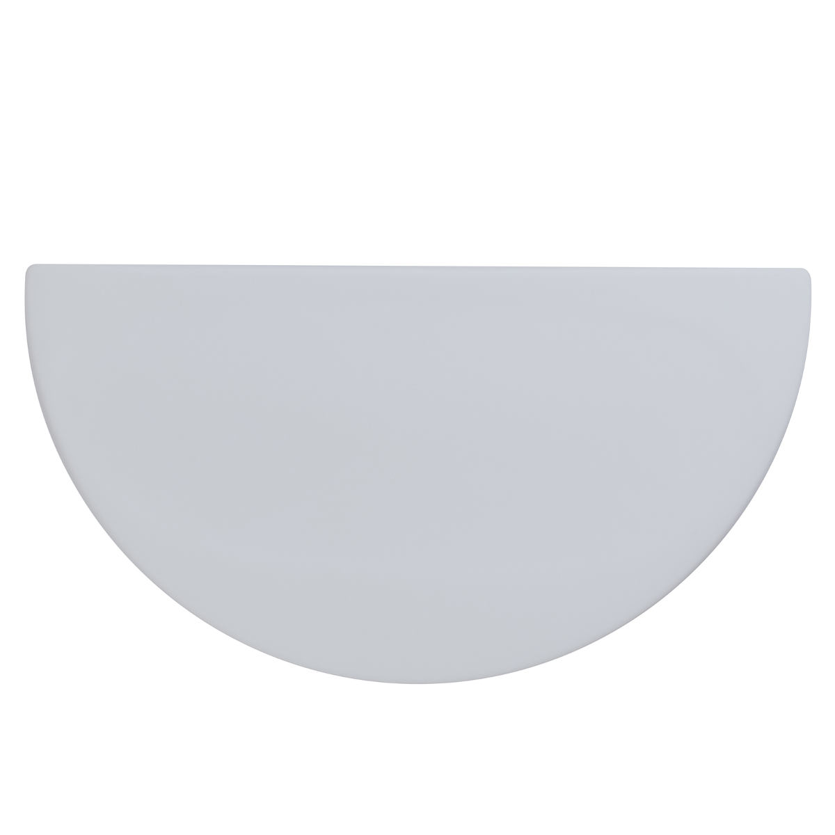 Halbrunde Opalglas-Wandleuchte NALA: Größe L, Breite 44 cm