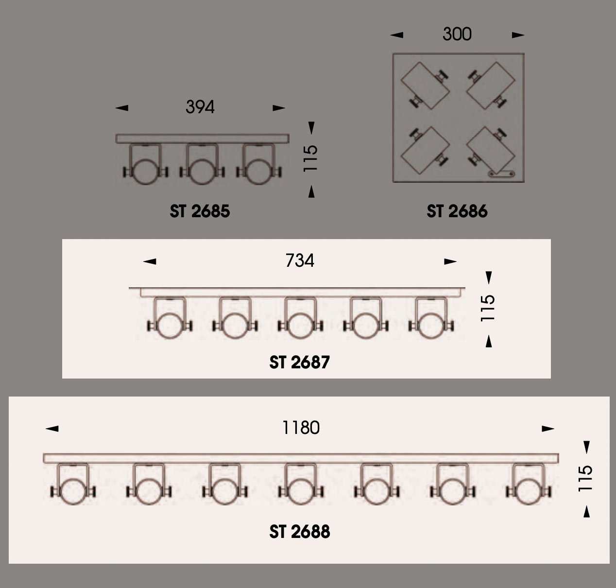 Massive, handgeschmiedete Deckenspot-Leiste für 5 bzw. 7 Strahler, Bild 8 Massive, handgeschmiedete Deckenspot-Leiste für 5 bzw. 7 Strahler, Bild 8