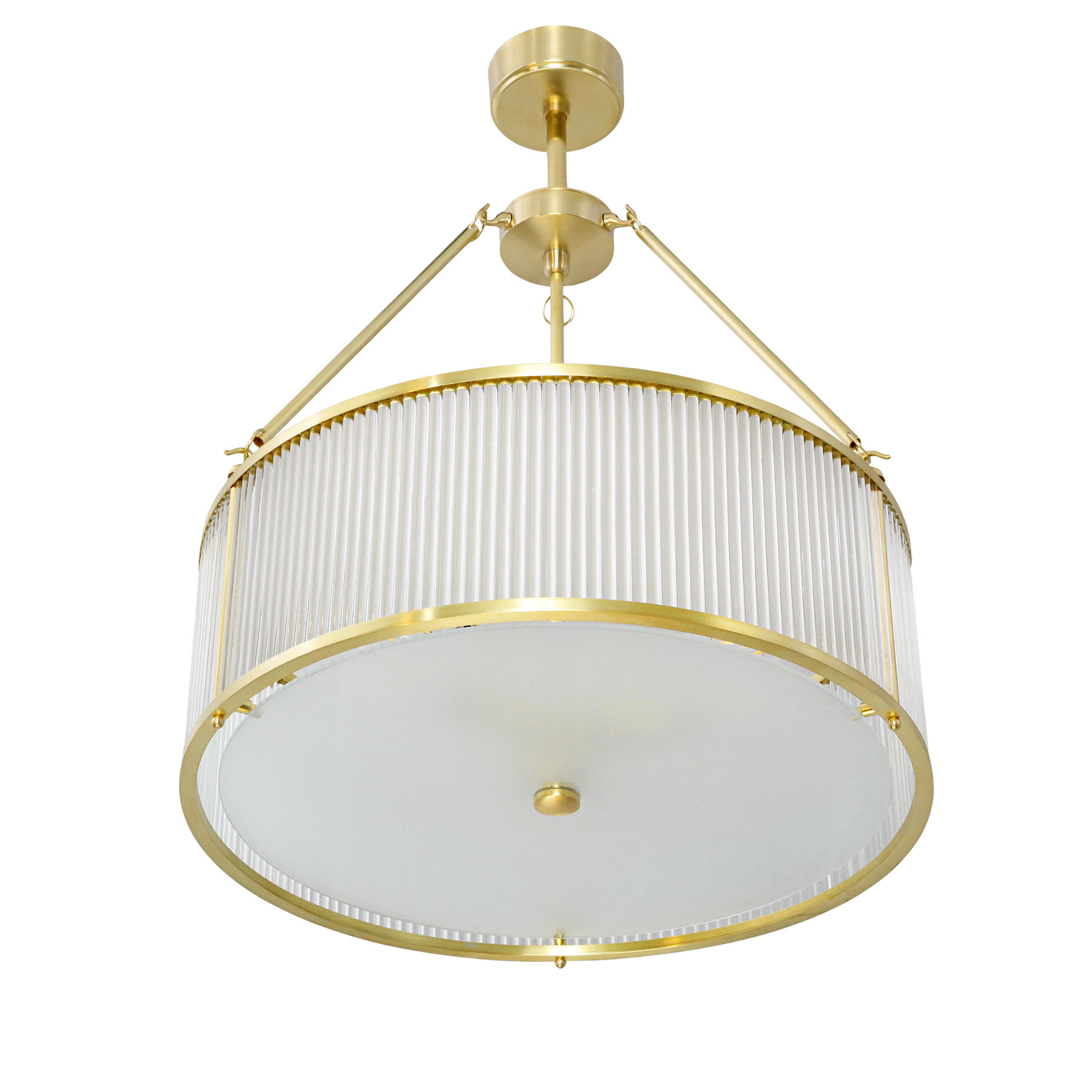 Prächtige Hängeleuchte mit Kristall-Stäben MIAMI, Ø 50 cm, Bild 3 Prächtige Hängeleuchte mit Kristall-Stäben MIAMI, Ø 50 cm, Bild 3