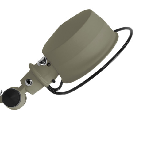 LAK Gelenkarm-Wandlampe L4001: Reflektor mit Schalter