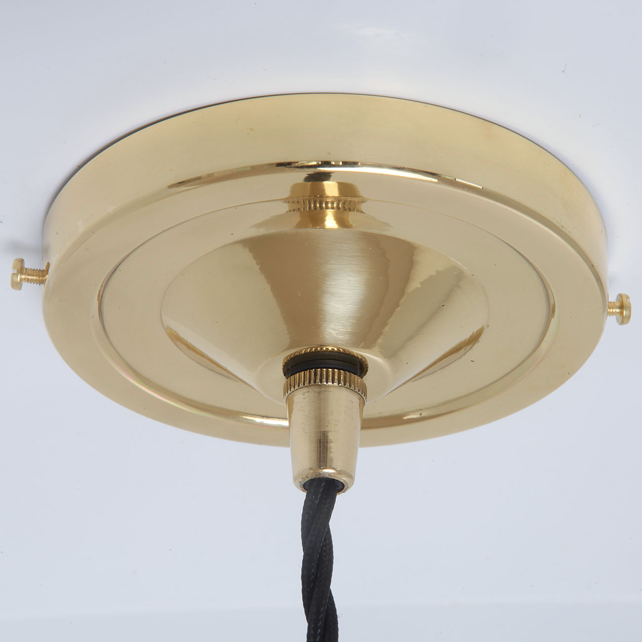 Bild 14: Messing poliert Elegante, kleine Pendelleuchte aus Messing: Messing poliert