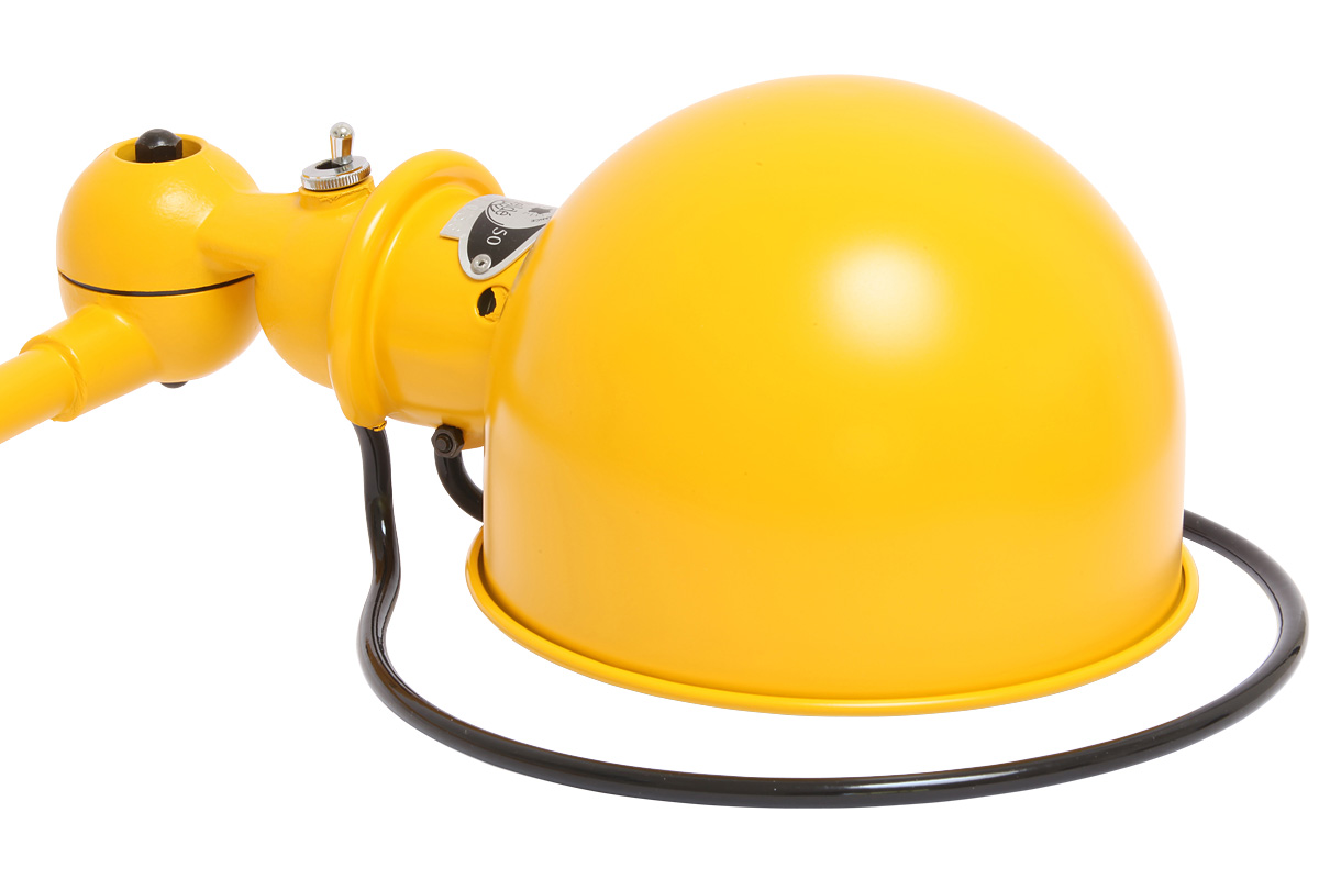 LOFT Gelenk-Wandleuchte D4001: Die Jieldé-Wandlampe in Gelb: RAL 1003 Signalgelb, matt