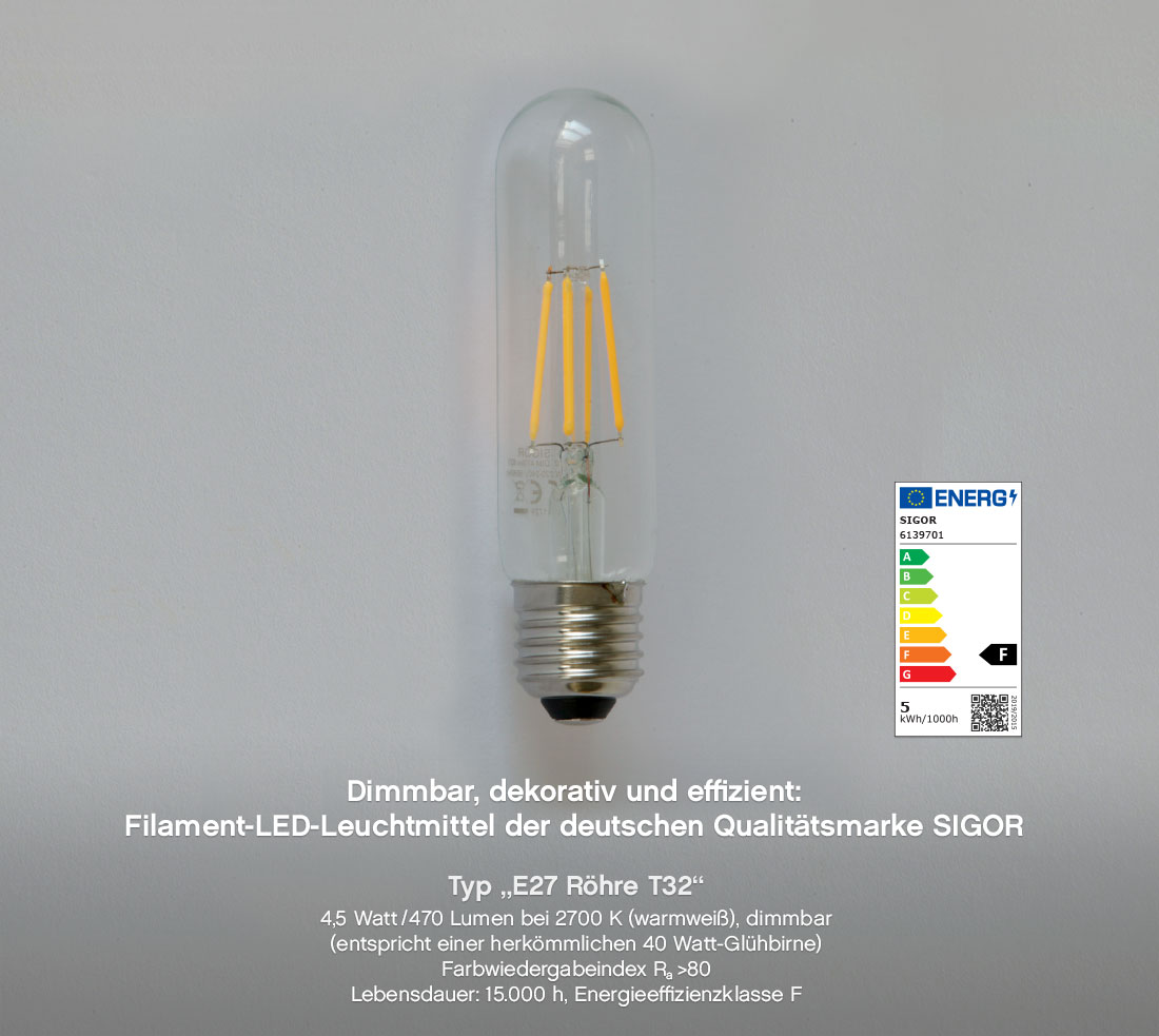 Bad-Deckenlampe mit kleinem Glas-Zylinder (klar oder prismatisch), IP65, Bild 8