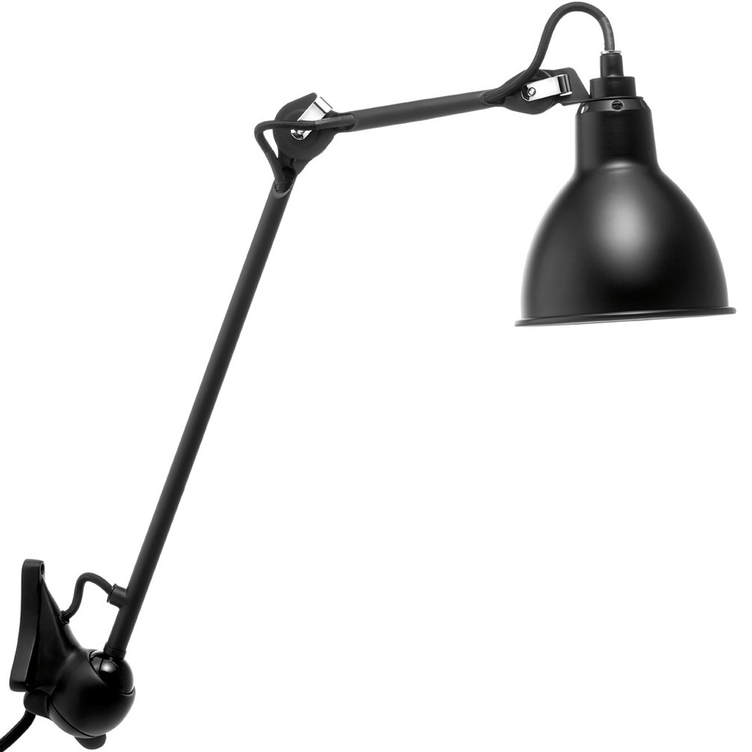 Lampe Gras N° 222: flexible Kugelgelenk-Wandleuchte