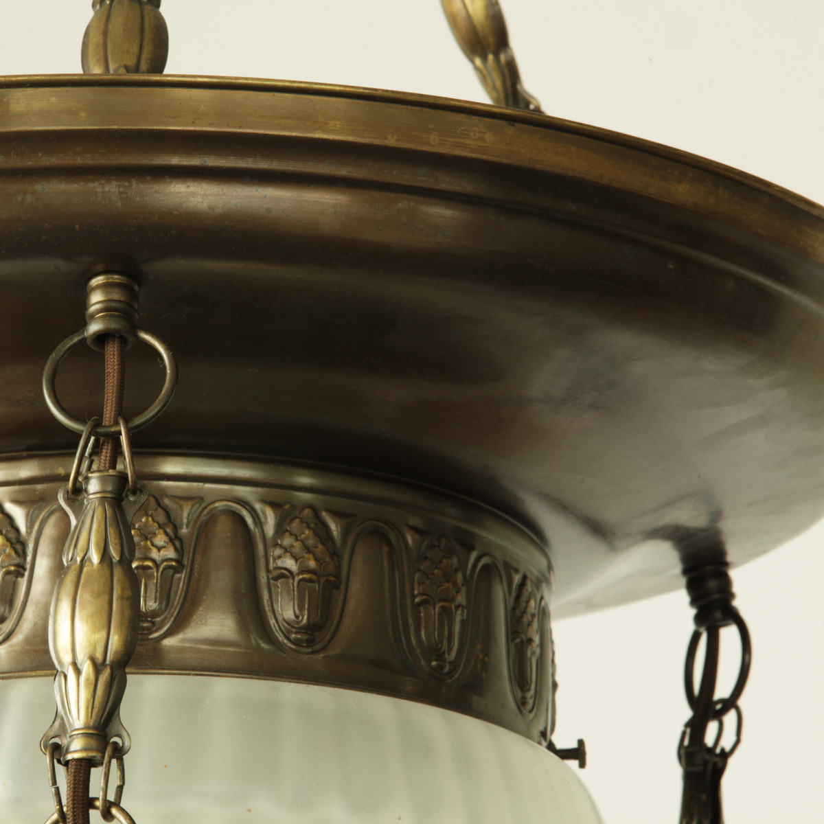 Antique Brass Hanhing Lamp, Germany, ca. 1920 – SOLD, Fig. 4 Antique Brass Hanhing Lamp, Germany, ca. 1920 – SOLD, Fig. 4