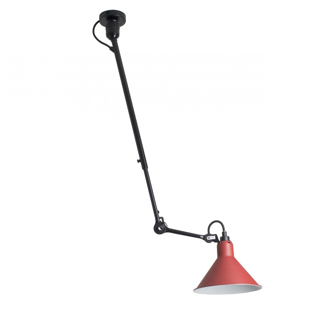 Ausziehbare Deckenleuchte Lampe Gras No 302 an Teleskopstange