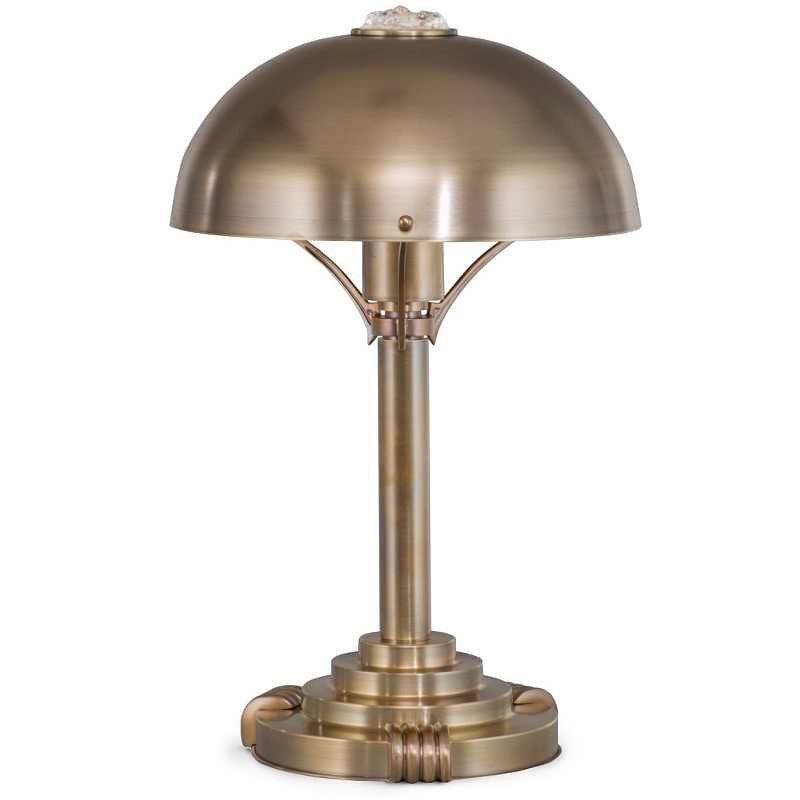 Extravagant Art Deco table lamp with crystal piece on top NEW YORK