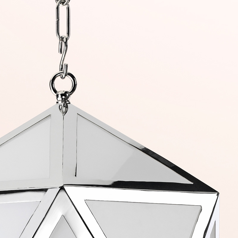 Art-Déco-Pendelleuchte in Ikosaeder-Form  C425, Bild 3 Art-Déco-Pendelleuchte in Ikosaeder-Form  C425, Bild 3