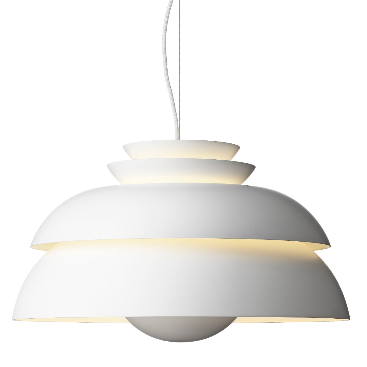 Design-Hängeleuchte mit Lamellen CONCERT Ø 32/55 cm
