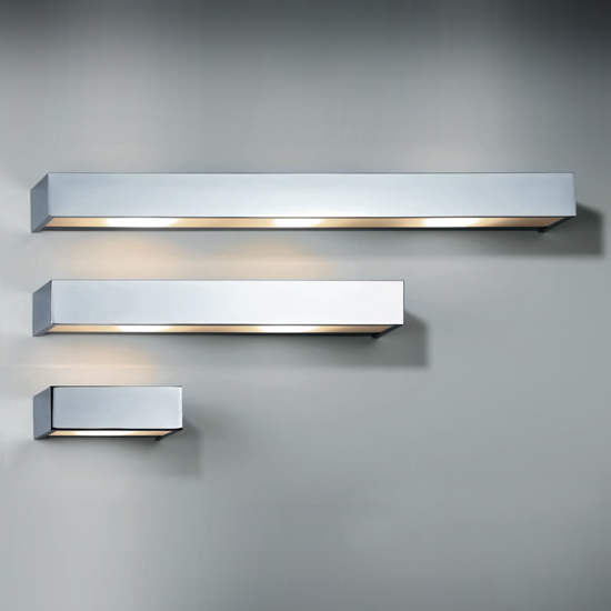 QUAD Mirror wall light for bathrooms, widths from 15 to 150 cm, Fig. 3 QUAD Mirror wall light for bathrooms, widths from 15 to 150 cm, Fig. 3