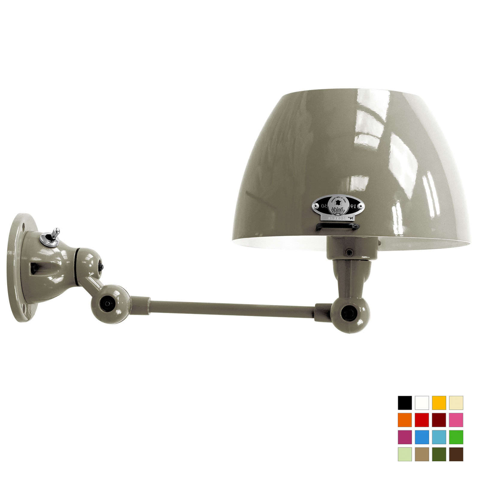 Jointed wall light AICLER 701 with 17 cm arm Jointed wall light AICLER 701 with 17 cm arm