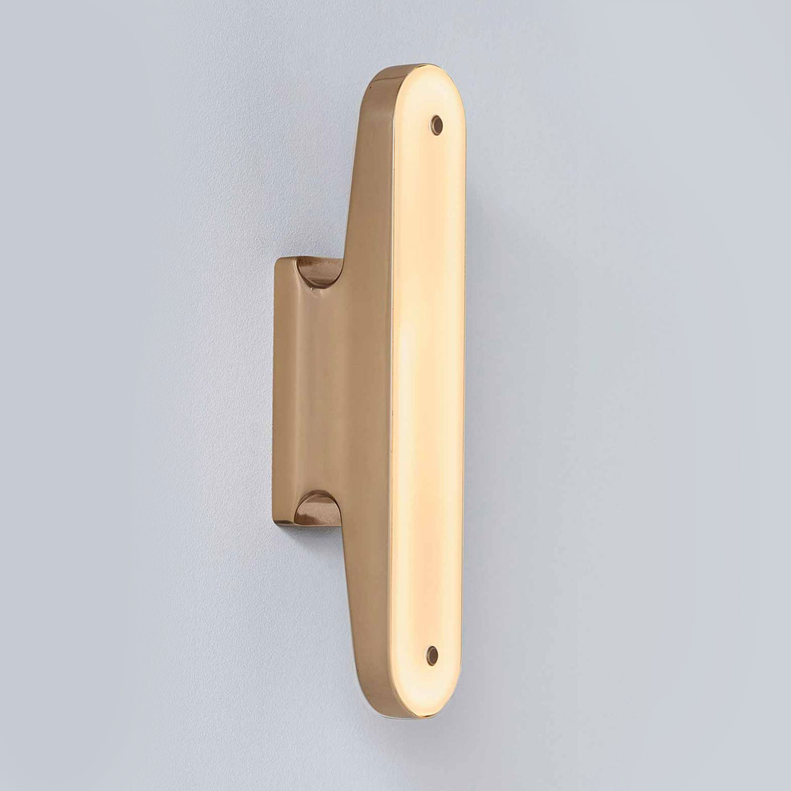 Bild 2: hier: Bronze poliert Nautische Bronzeguss-Wandleuchte CLEAT für Bad und Spiegel: hier: Bronze poliert