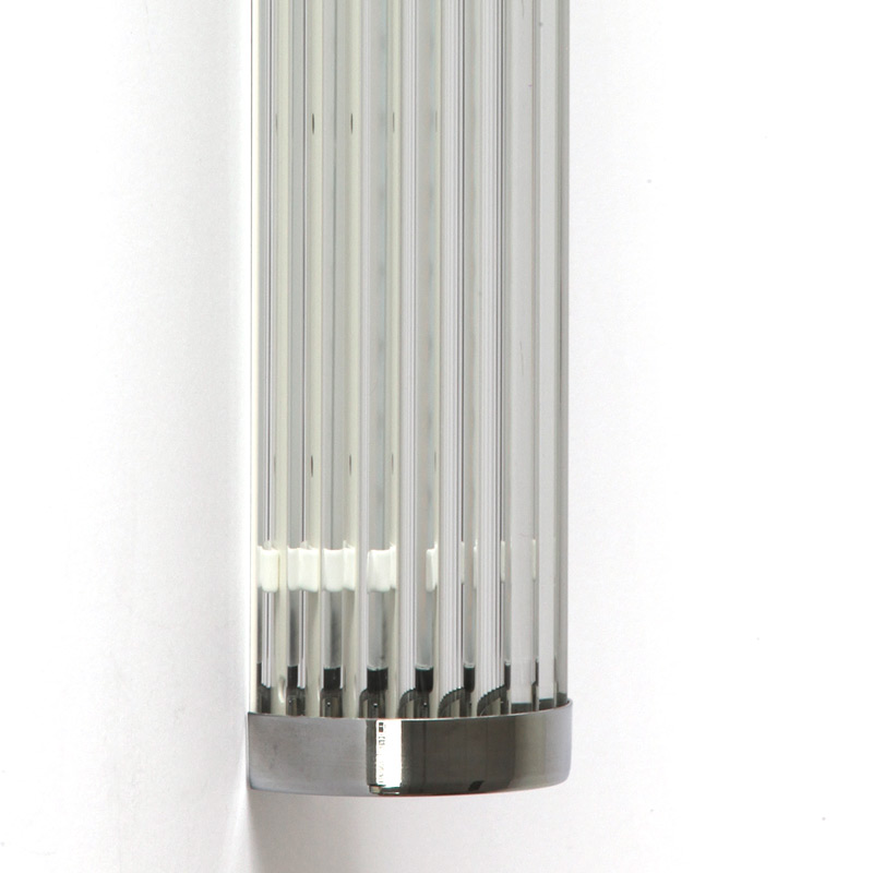Filigrane Glasstäbchen-Wandleuchte nur 7 cm breit LED IP44, Bild 3