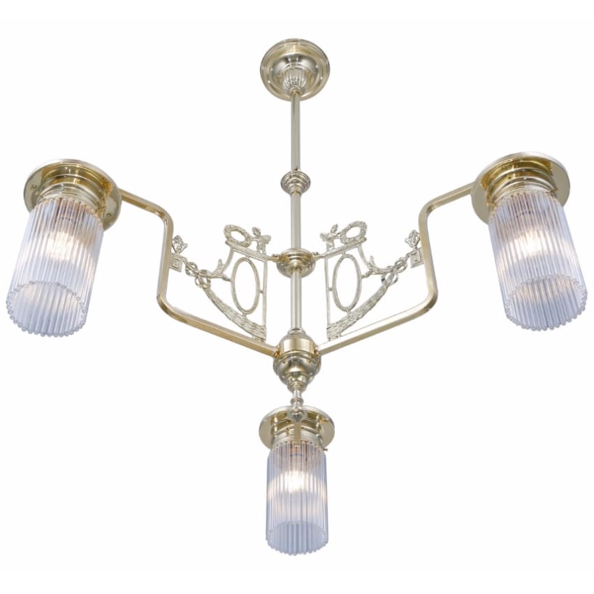 Stile Floreale-Kristallglasleuchter VENEZIA CH I-3, Bild 3 Stile Floreale-Kristallglasleuchter VENEZIA CH I-3, Bild 3