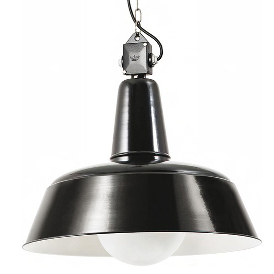 BERLIN Industrial pendant light with ball-glass BERLIN Industrial pendant light with ball-glass