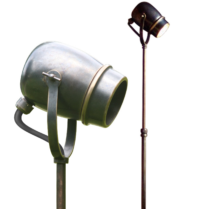 Bild 7: Stativ-Halogenstrahler MICRO-OH (Oberfläche Bronze dunkel) Außergewöhnliche Stehleuchte MICRO-OH Stativstrahler: Stativ-Halogenstrahler MICRO-OH (Oberfläche Bronze dunkel)
