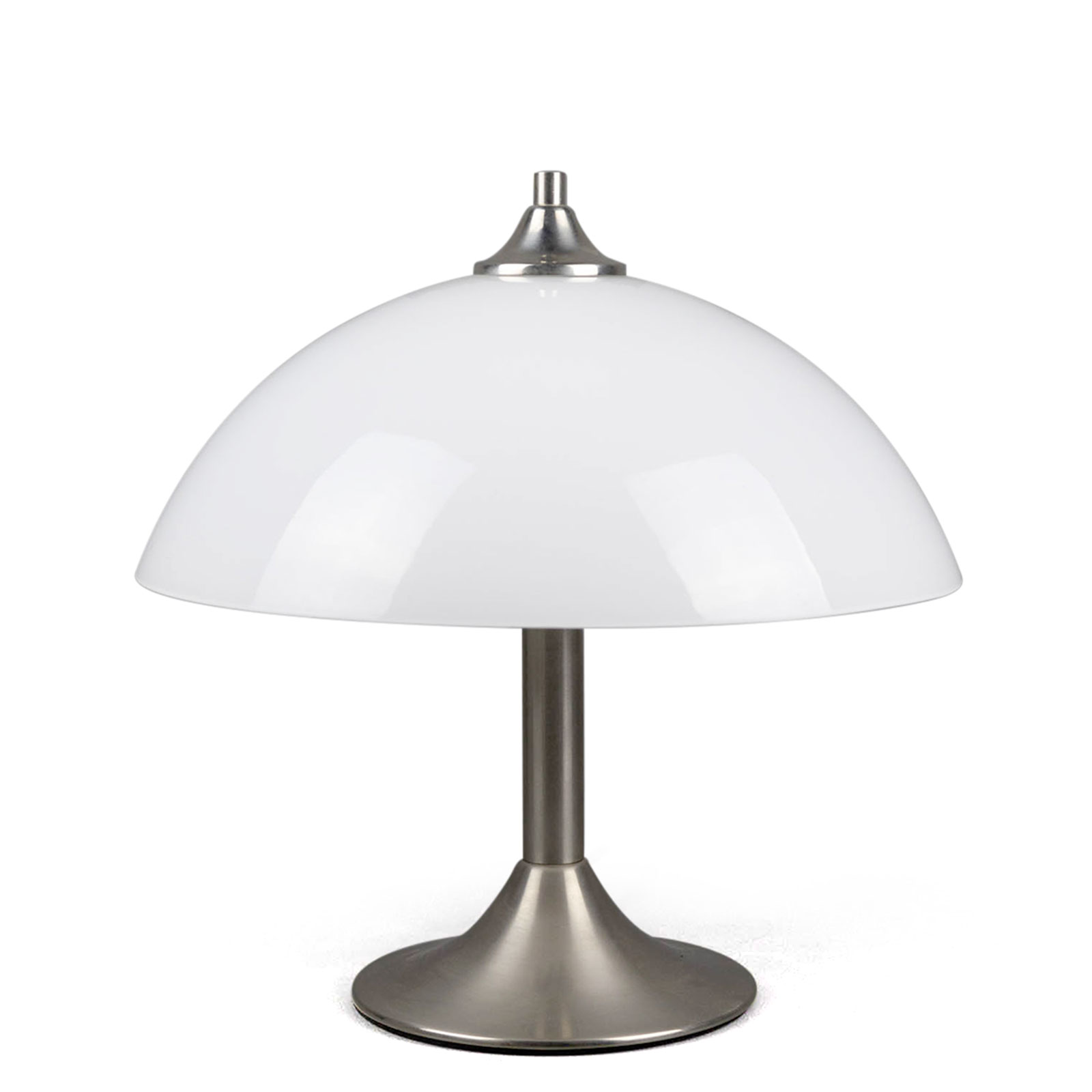 Pilz-Tischleuchte mit 33 cm-Schirm aus Opalglas