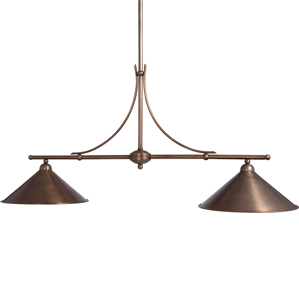 Doppel-Esstischleuchte im Stil einer Billardlampe COURSIF Doppel-Esstischleuchte im Stil einer Billardlampe COURSIF