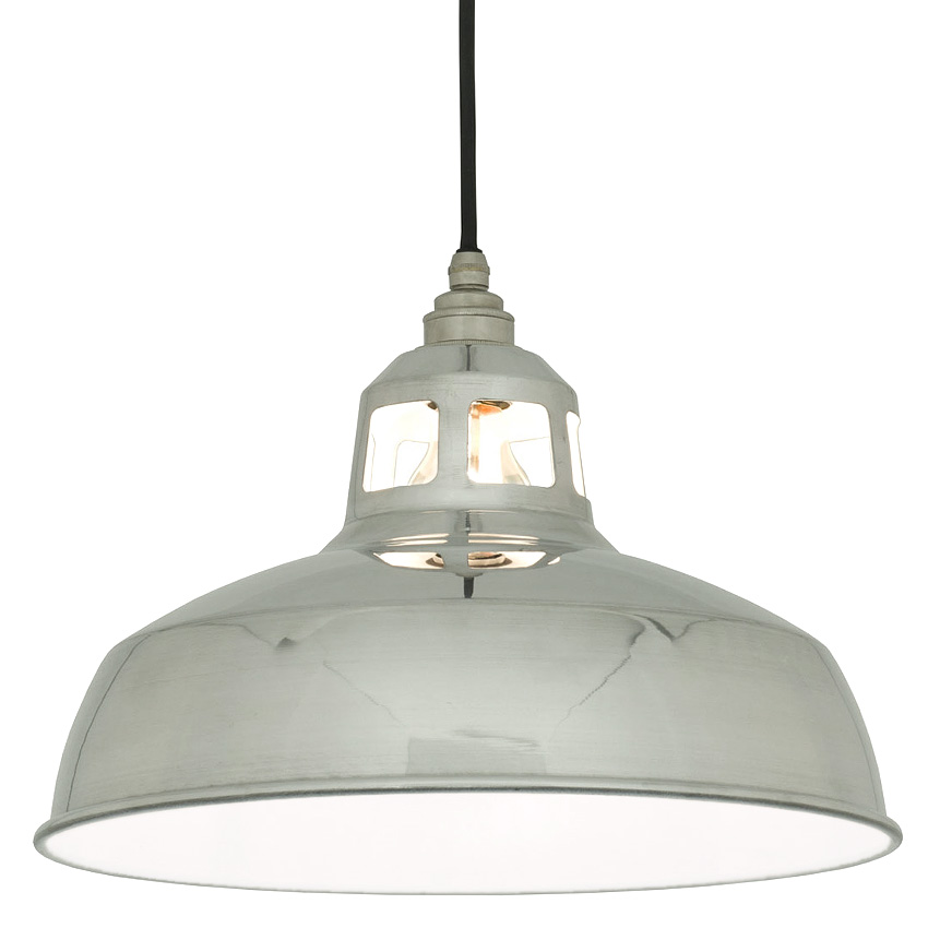 Pendant lamp in polished aluminum 7199