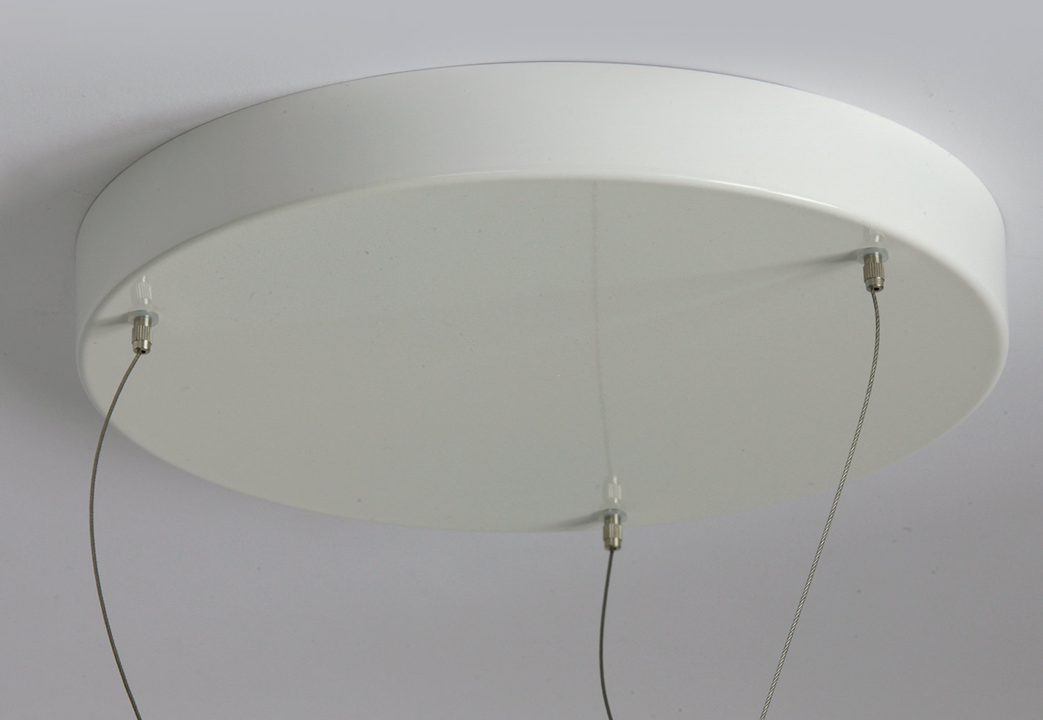 Große, flach gewölbte Opalglas-Hängeleuchte AURORA LED, Ø bis 59 cm, Bild 7