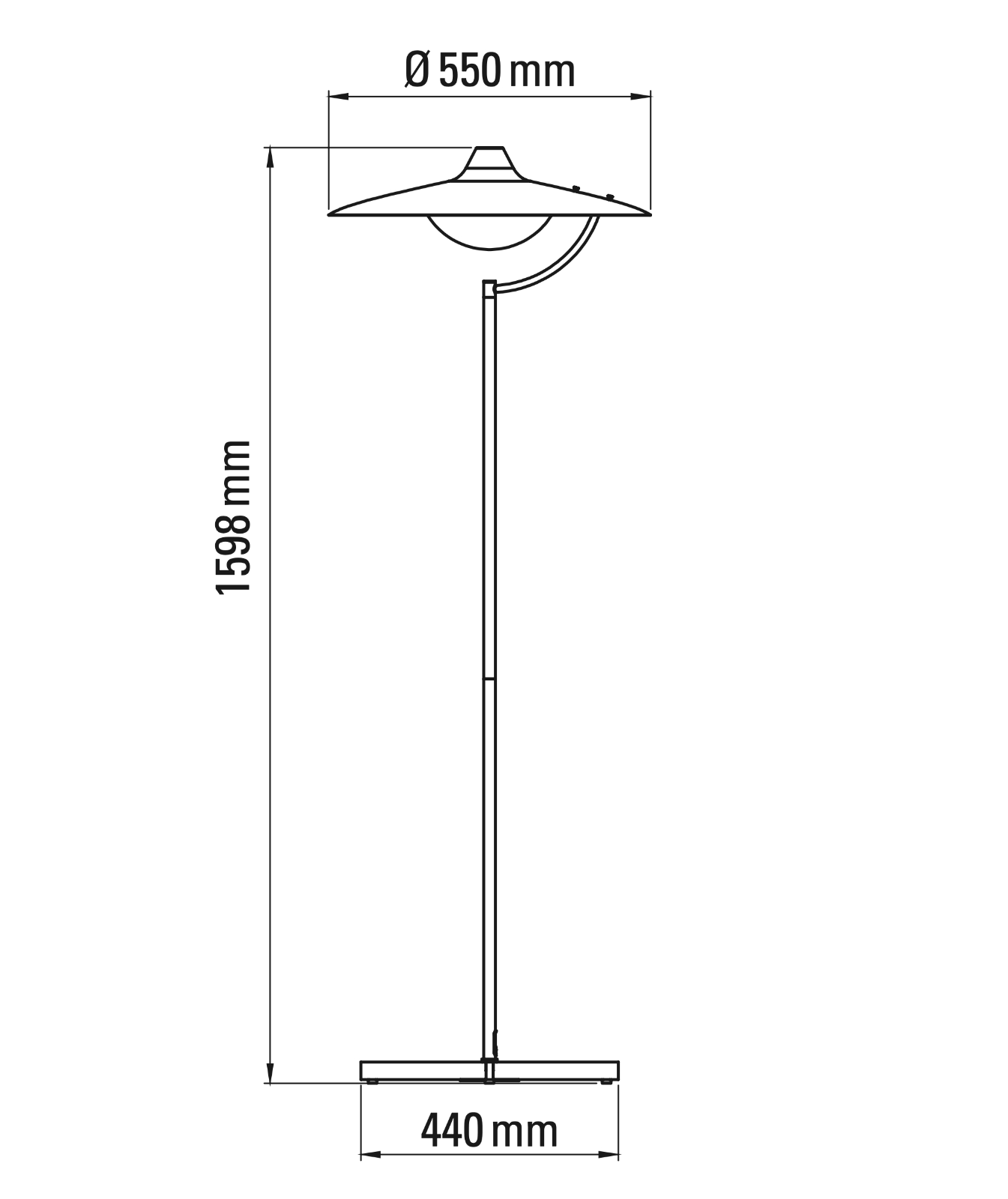 BINY FLOOR Stehlampe mit Touchdimmer, Bild 8