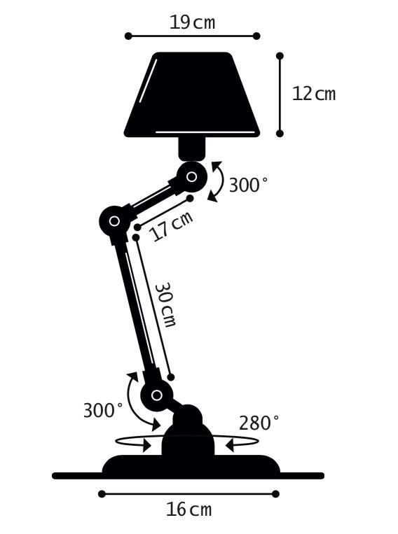 Gelenk-Tischleuchte AICLER 373, Bild 18 Gelenk-Tischleuchte AICLER 373, Bild 18