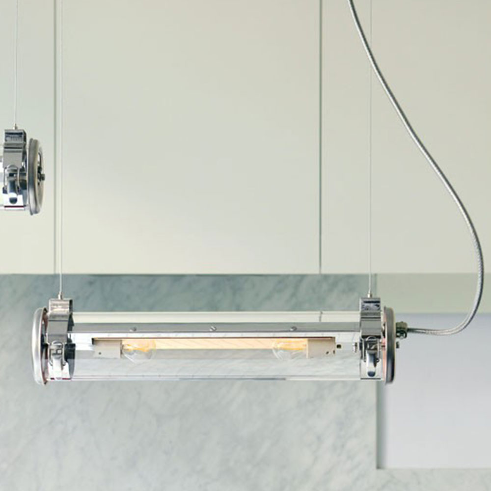 Glasröhren-Leuchte MUSSET, Ø 10 cm – Casa Lumi