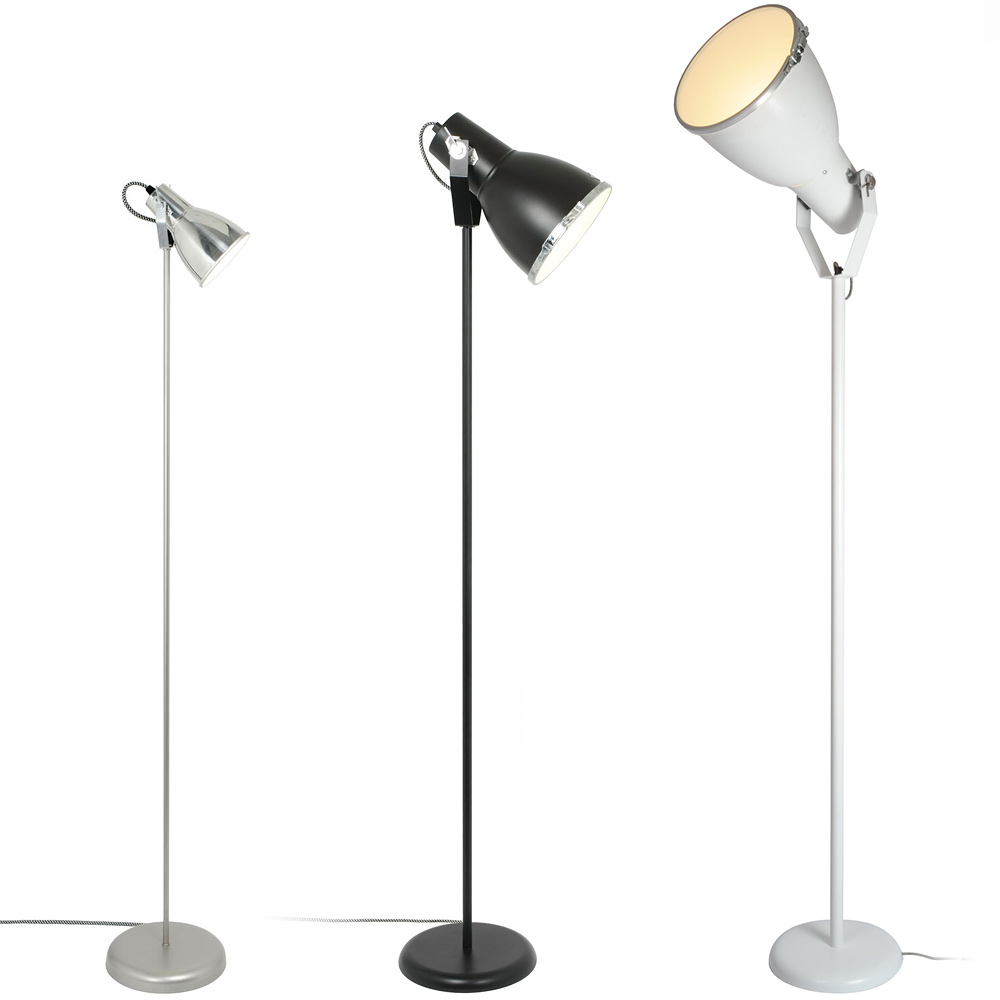 Bild 5: Größen und Farben der Scheinwerfer-Stehlampe im Vergleich Scheinwerfer-Stehleuchte STIRRUP: Größen und Farben der Scheinwerfer-Stehlampe im Vergleich