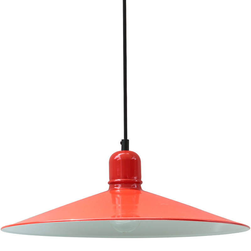 BINGEN Hanging light with steel sheet steel shade