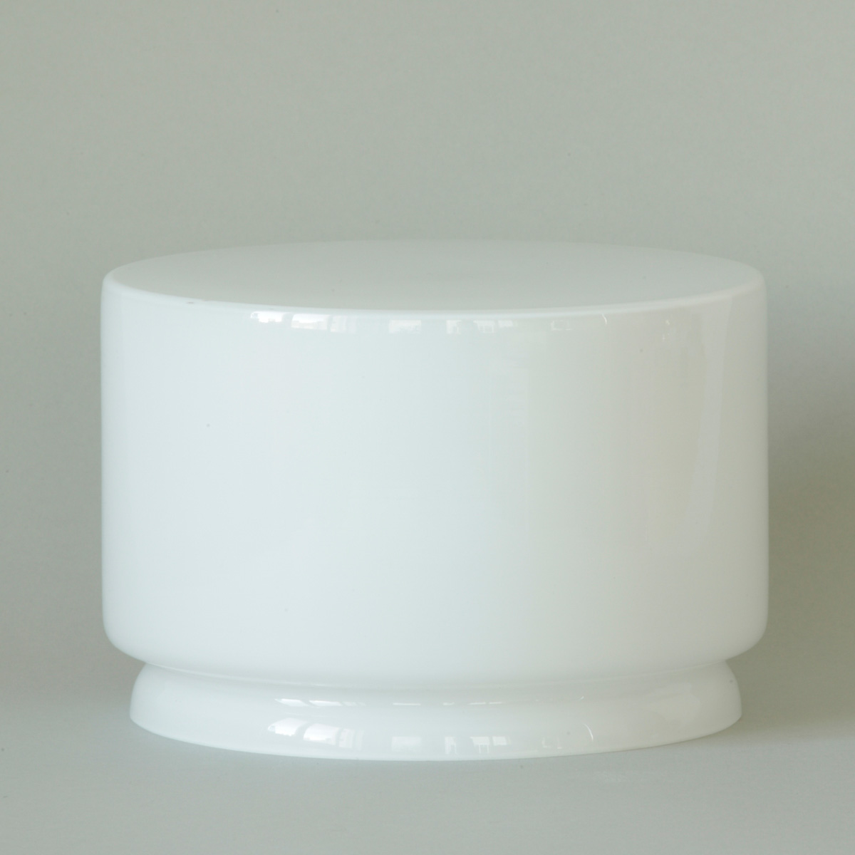 Art déco-Deckenlampe mit Zylinder-Opalglas Ø 16/21 cm, Bild 4